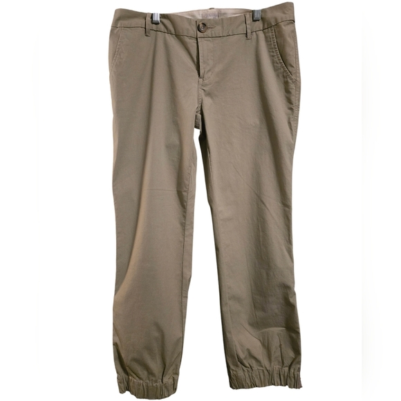 Y2K Converse Women's Athletic Pants Zip BOTTOMS with Elastic Cuff Size 4 - Picture 1 of 6